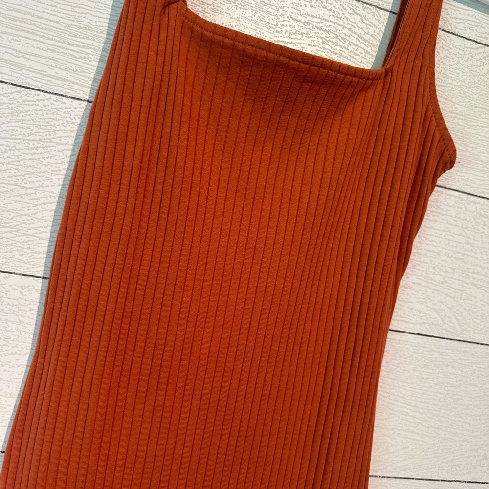 Wild Fabe Target Ribbed Dress (SMALL)